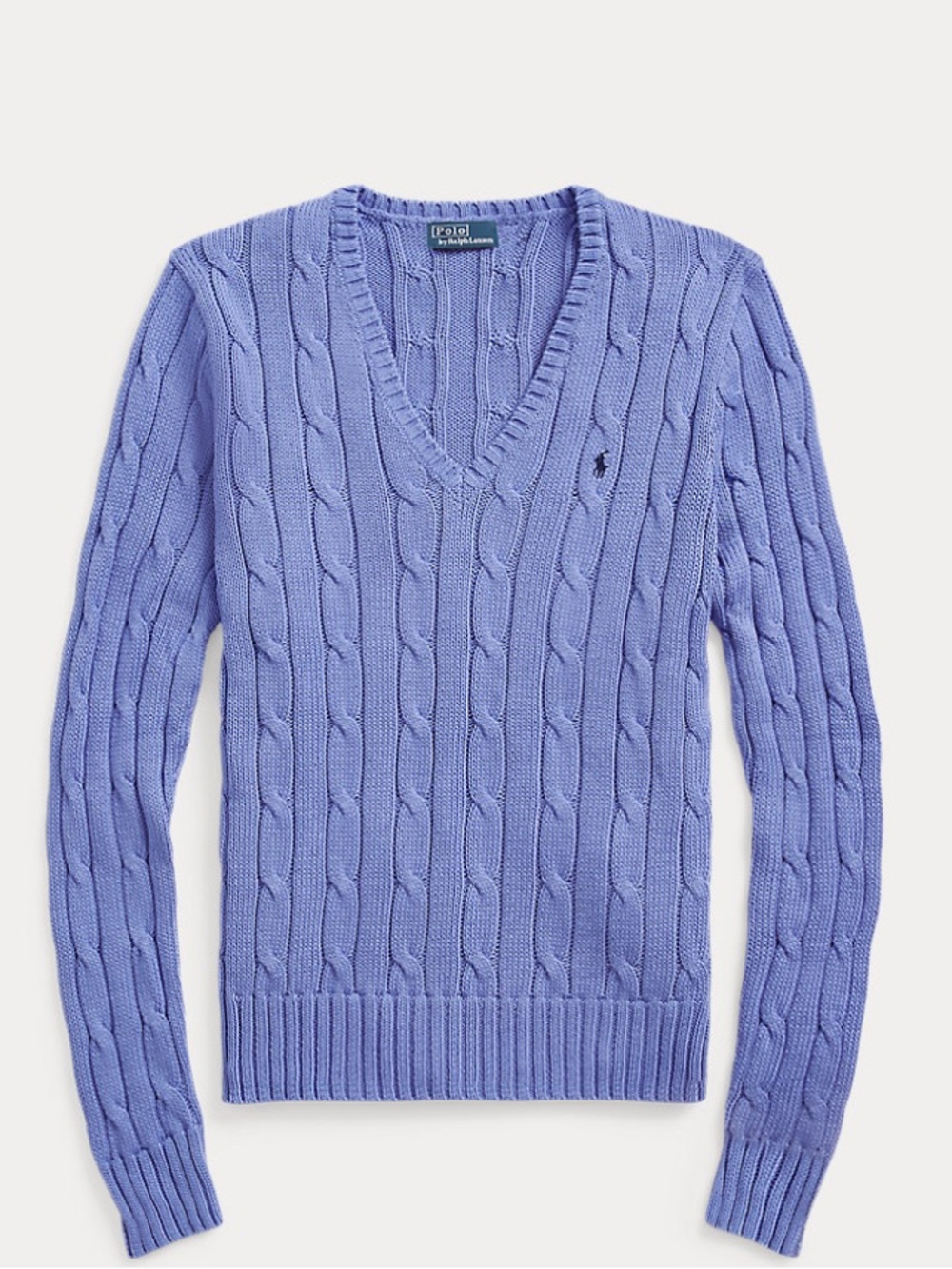 Polo by Ralph Lauren Women's Cable V-Neck Sweater